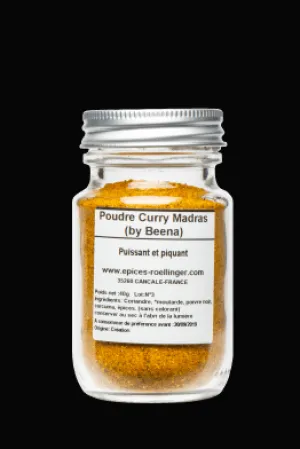 Sale Épices Rœllinger Poudre Curry Madras (by Beena)